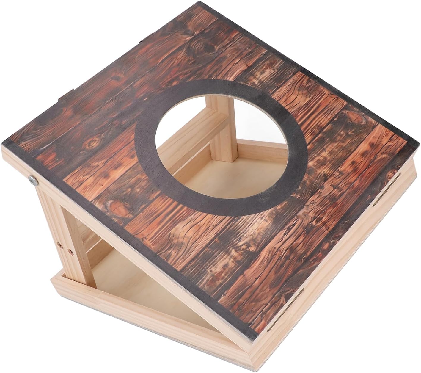 Eujgoov Outdoor Cornhole Game Set Sturdy Water Bean Bag Toss for Backyard Events Gatherings Wood