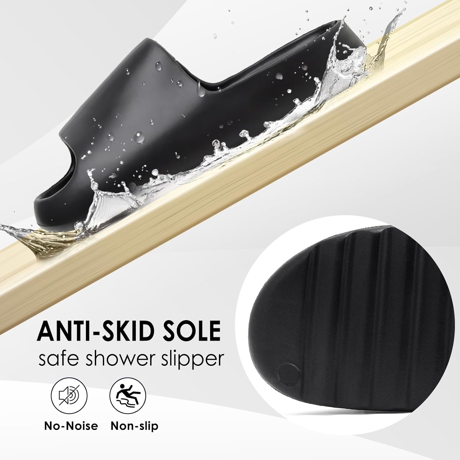 Hsttgsr Pillow Slippers for Women and Men, EVA Anti-Slip, Super Soft, Quick-Drying Comfort Cloud Slides for Showers, Lightweight Spa Massage Summer Sandals for Adults, Indoor and Outdoor - Image 4