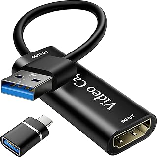 VIXLW 4K HDMI to USB Capture Card,Video Capture Device,1080P HD Video Recorder,Game Capture Card Streaming,Recording,Gamin Price In India
