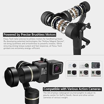 FeiyuTech FY-G5 3-Axis Water Splash-Proof Handheld Gimbal