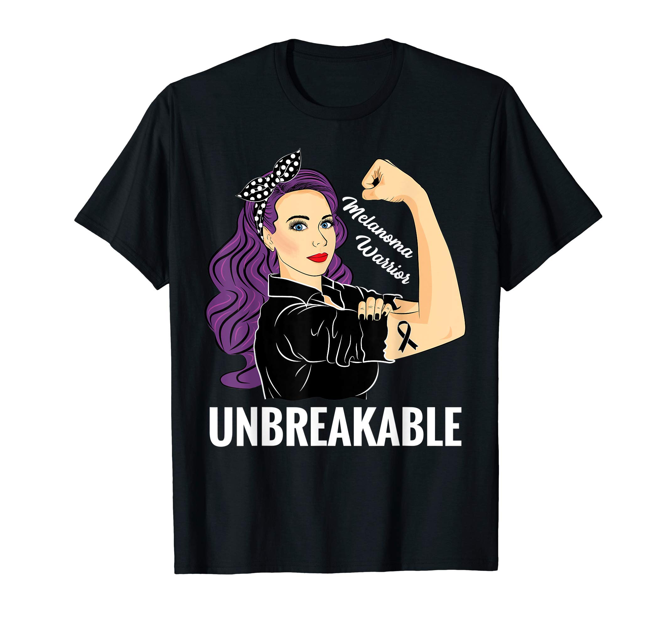 Melanoma Awareness Products Warrior Unbreakable T-Shirt