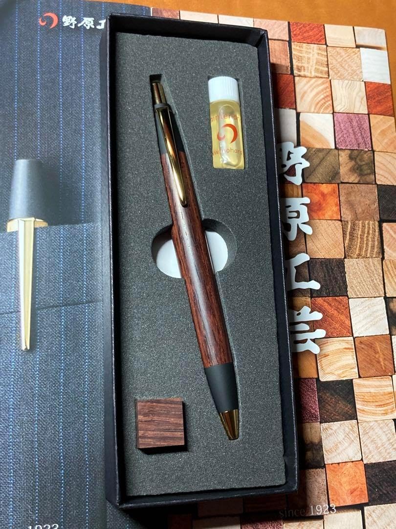 野原工芸 本紫檀　ボールペン　スタンダード ゴールド 紫檀のボールペン・スタンダード – 野原工芸オンラインストア