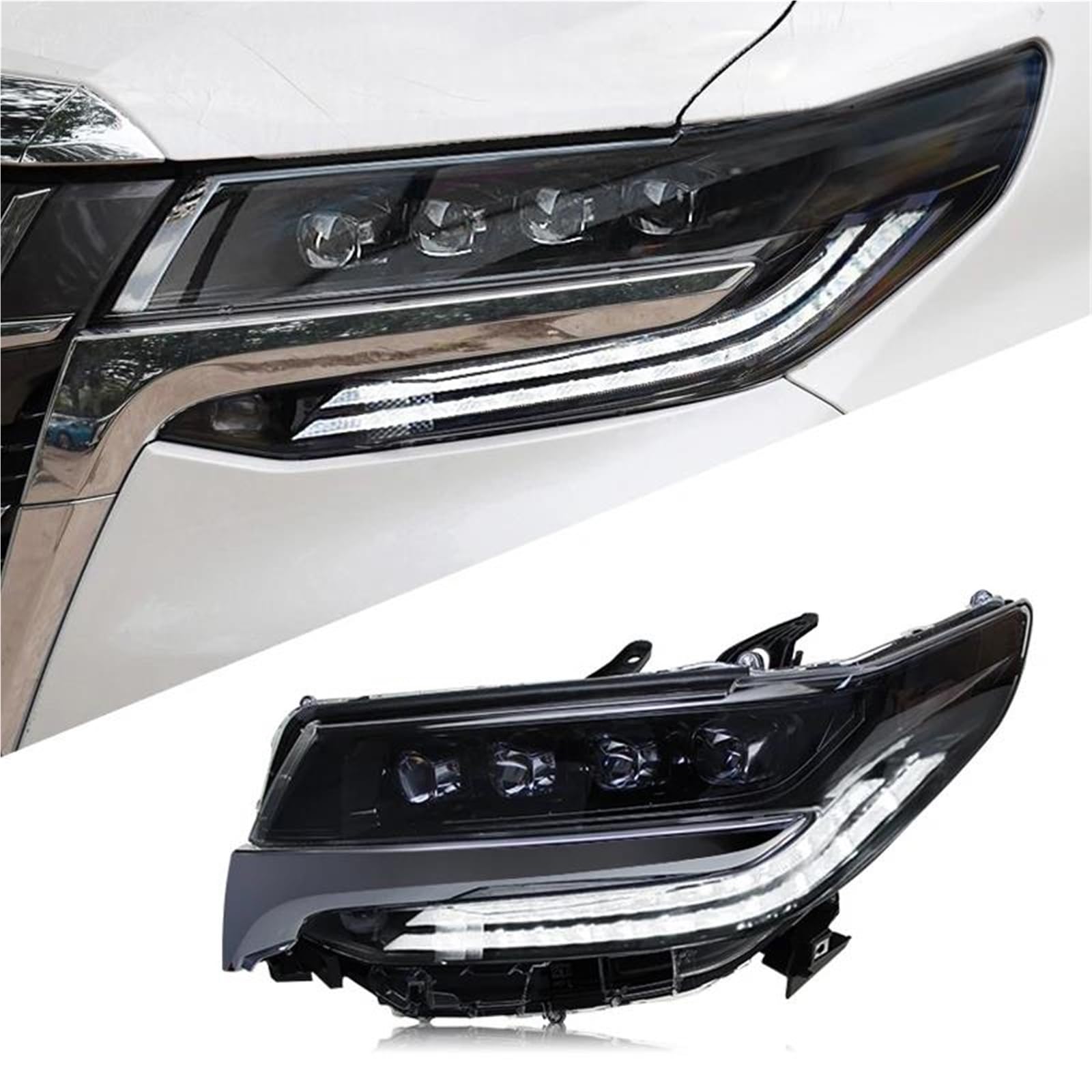 Migliora la sicurezza della guida notturna Accessori Per Auto Faro Anteriore Luce Di Svolta Ricambi Per Fari Anteriori Per Toyota Per Alphard 2018