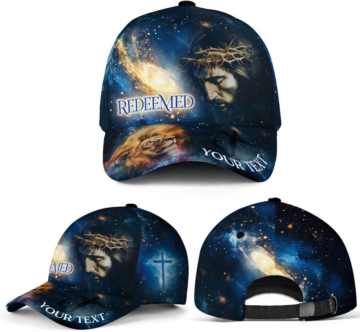 Personalized Redeemed Hats for Men Women, Christian Gifts for Men, Christian Hats for Men, Jesus Hat, Custom Cross Hats