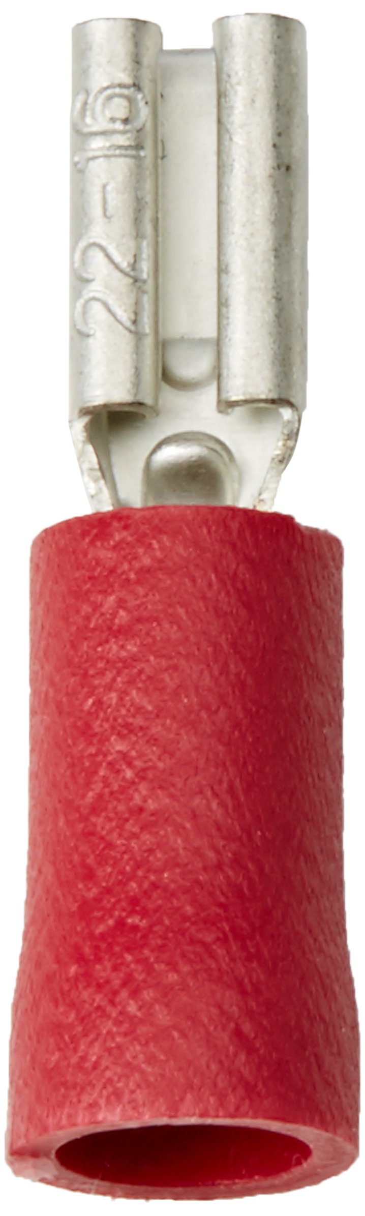 Tecniks 5080 2.8 mm Spade Terminals - Red (Pack of 50) - Image 2