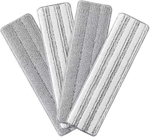 Vista 13 de JOYMOOP Almohadillas de repuesto para trapeador, almohadillas de microfibra reutilizables para trapeador plano de 13 pulgadas y cubo de trapeador, 1