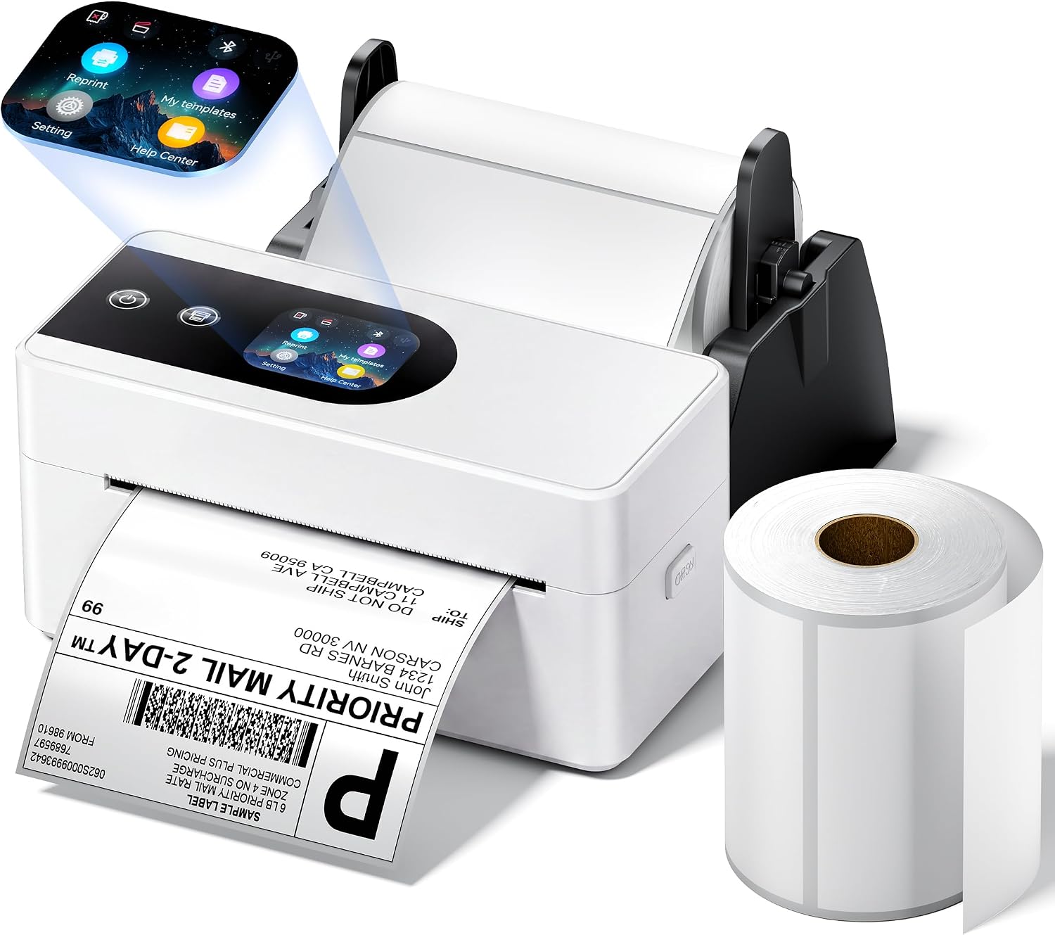 Phomemo PM64D Shipping Label Printer & 500 Pcs Labels