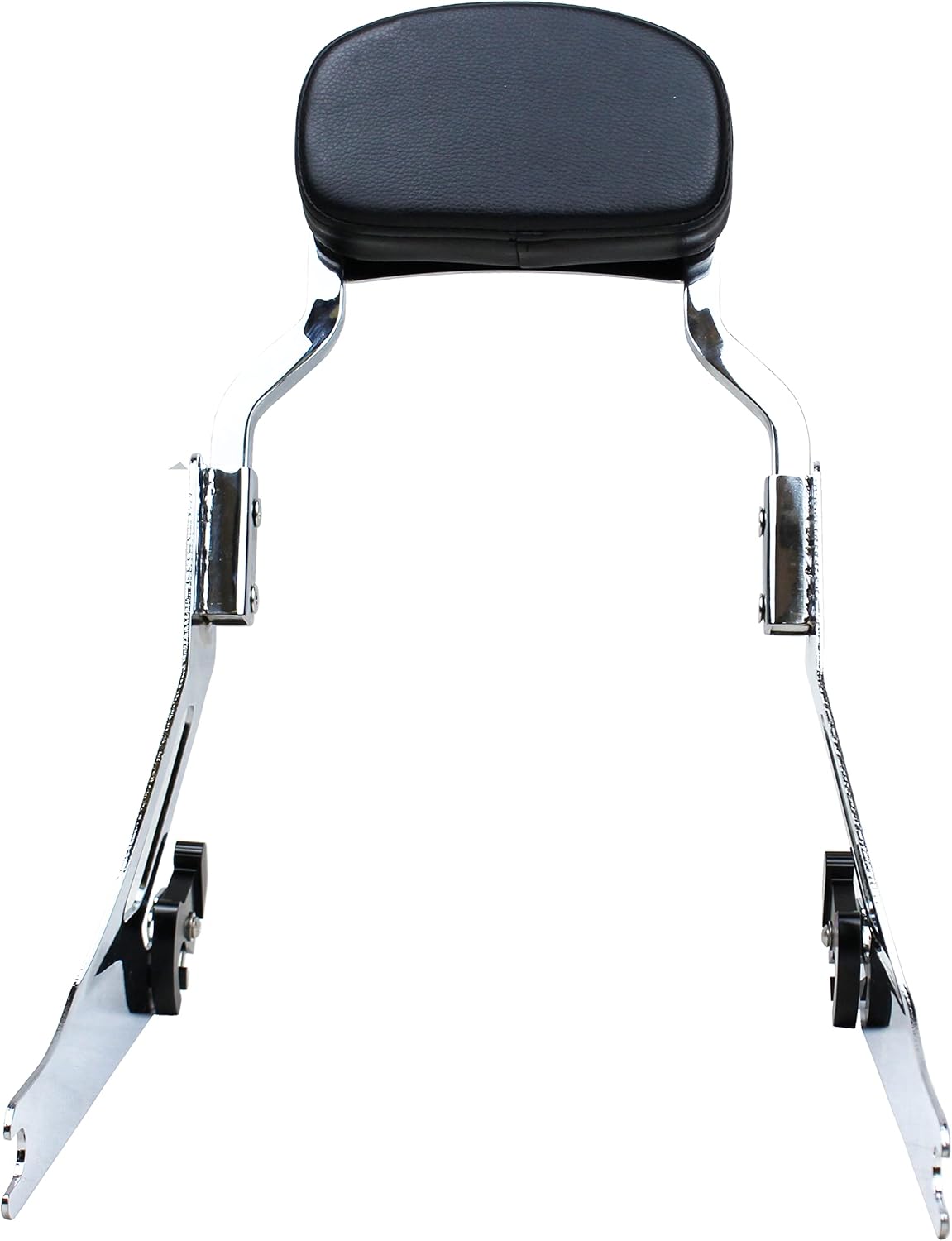 YHMOTO Chopped Detachable Passenger Backrest Sissy Bar For Harley Dyna STREET BOB FXD FXDB FXDL FXDLS 2006-2017 (Chrome)