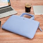 15.6 Housse de porte-bags de poche en ordinateur portable de pouce, petite mallette imperméable pour 15 15.6 16 Acer Asus Dell de pouce HP Thinkpad Chromebook Computer Notebook, Bleu