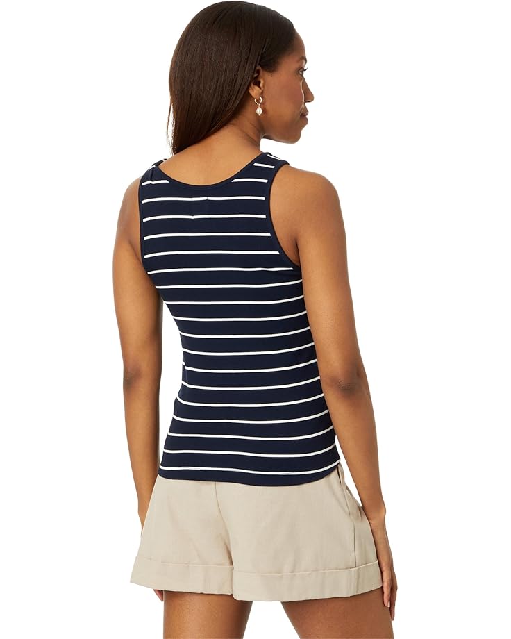 NIC+ZOE Wide Stripe Rib Knit High Neck Tank - #2 of 4