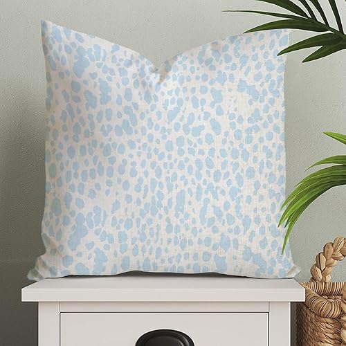 Vista 687 de ArogGeld Chinoiserie - Fundas de almohada escénicas asiáticas, estilo asiático, funda de almohada azul y verde Kelly, funda de cojín para decoración