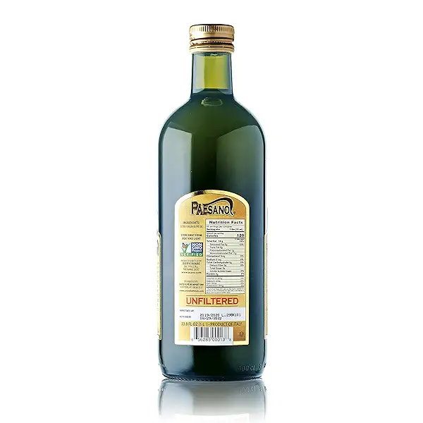 Paesanol Extra Virgin Oil Olive Unfiltered 33.8 Fl Oz 2