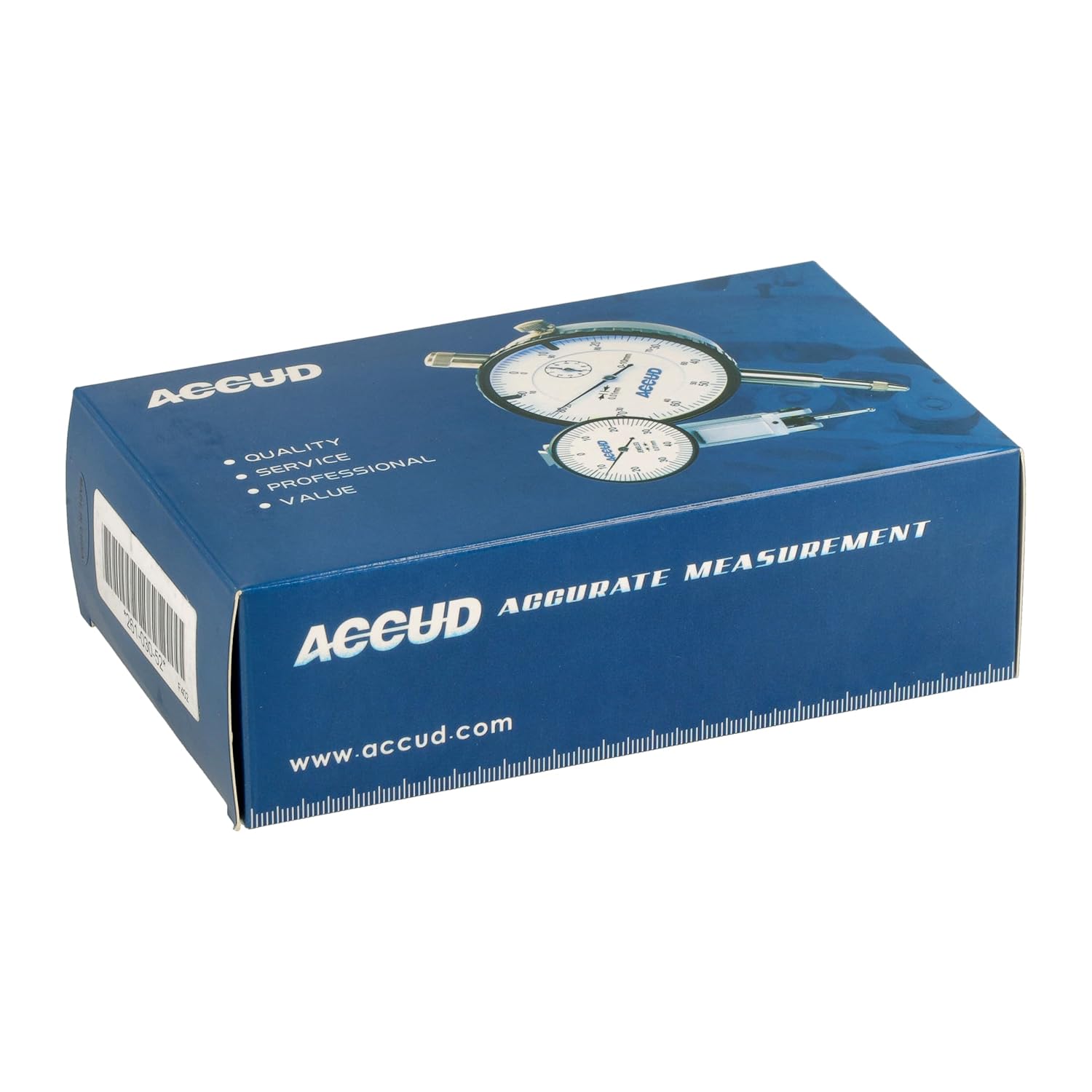 261-030-52 Dial Test Indicator, Range 0.03", Accuracy 0.0005", 1.181" Dia,White