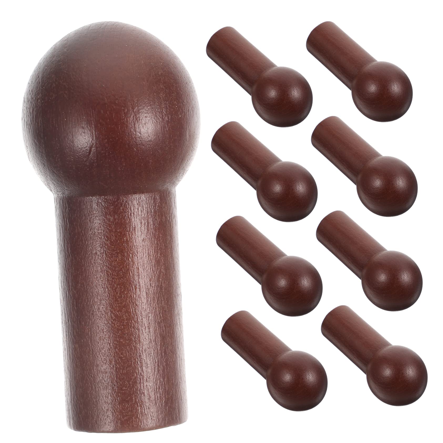 VASDEV 10 Uds. Ganchos de Madera para Abrigos Ganchos de Almacenamiento Ganchos de Pared para Abrigos Ganchos para Toallas Ganchos para armarios Ganchos de Cocina de Madera Ganchos para l