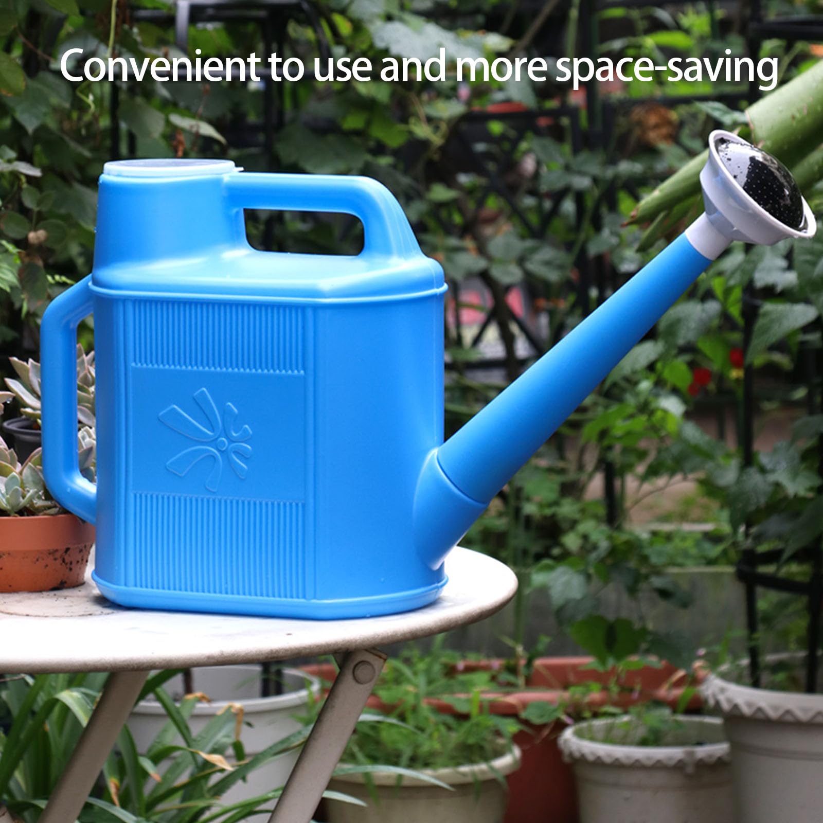 Arrosoir en Plastique 10 L, Petit arrosoir de Jardin avec poignée Confortable, Bec Long pour intérieur et extérieur, arrosage Multifonctionnel Amovible