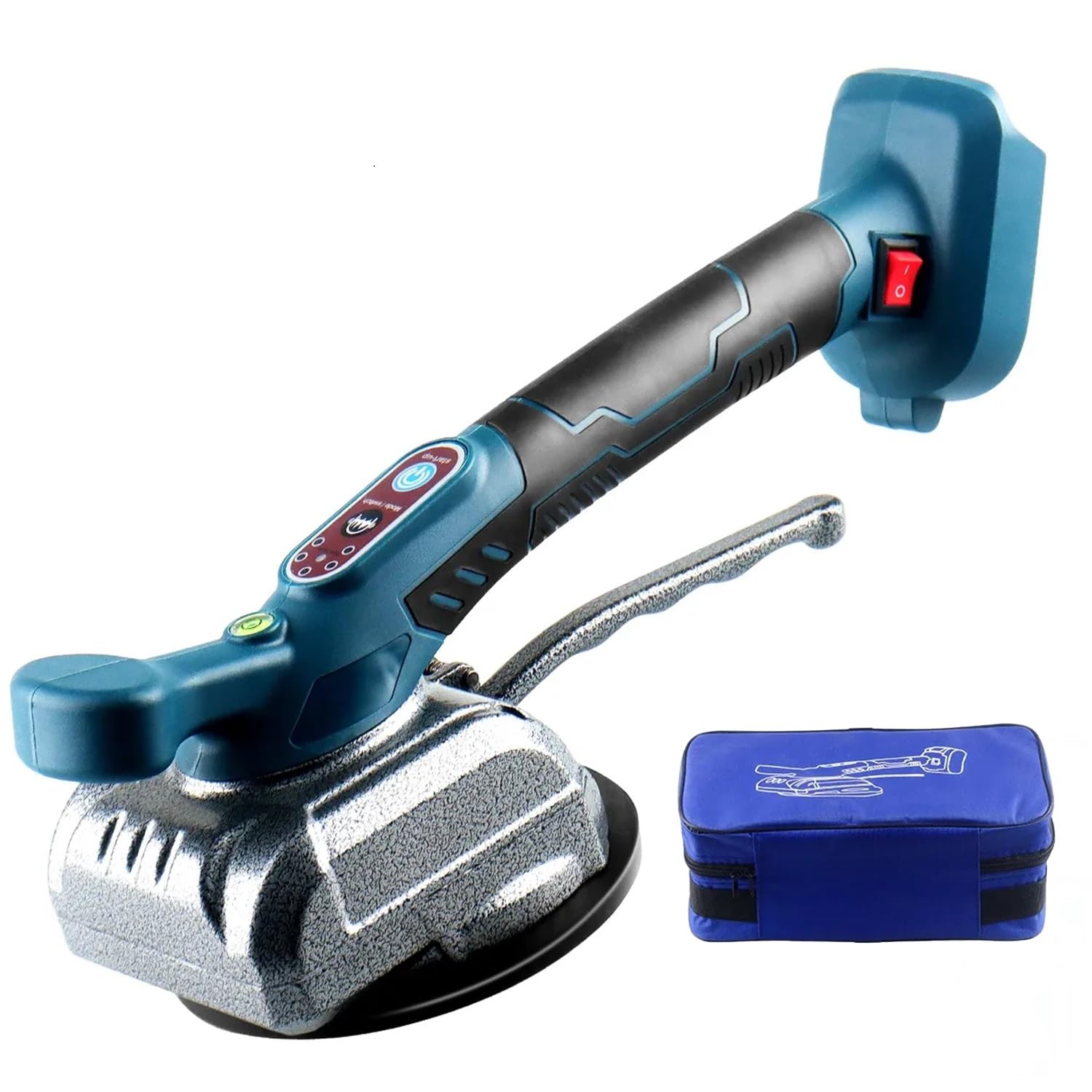 Fliesenrüttler, 5-Gang Fliesenleger Maschine für Makita 18V Akku, Akku Fliesen Vibrationsgerät, 130 mm Saugnapf, Fliesenvibrator für 0,3-2,6m Wand- und Bodenfliesen (Ohne Batterie)