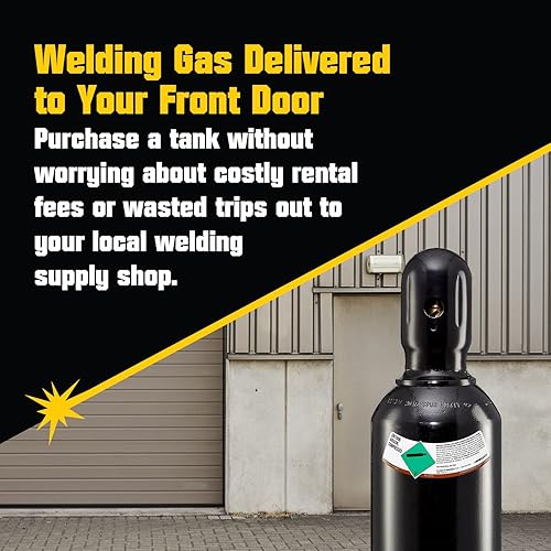 Miniatura 5 de PrimeWeld Tanque de soldadura de gas 100 argón completo 40CF  DOT 3AA  Válvula CGA 580 de EE UU  El mejor gas para aplicaciones de soldadura TIG