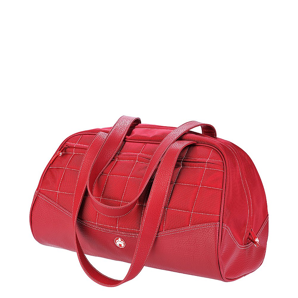 Mobile Edge Sumo Duffel Bag for Women Quilted Nylon Tote Travel Overnight Weekender Carry-On Size