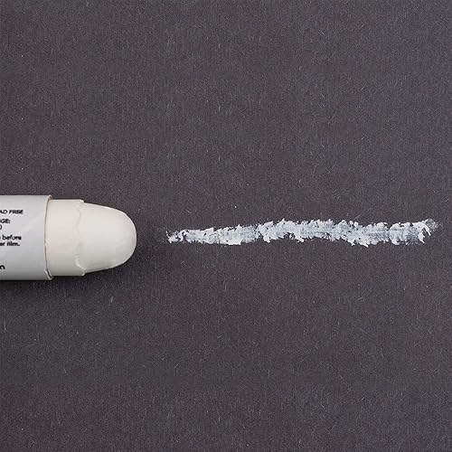 Miniatura 6 de Brock White B Paintstik - Marcador de pintura sólida permanente multiusos para superficies aceitosas, húmedas, secas y frías, resistente a la