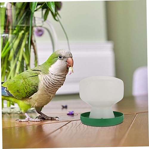 Miniatura 7 de Chinchilla - Plato de comida 2 piezas, bebedor de palomas, taza de alimentación de pájaros, bebederos de codorniz, comedero para pájaros pequeños,