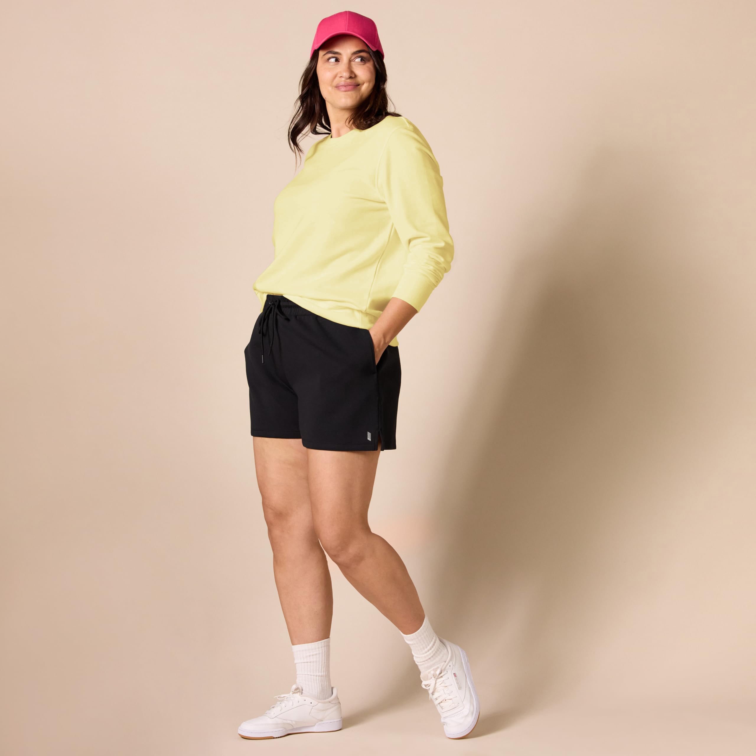 Amazon Essentials Mujer Sudadera con Cuello Redondo de Forro Polar (Disponible en Tallas Grandes) — view 7