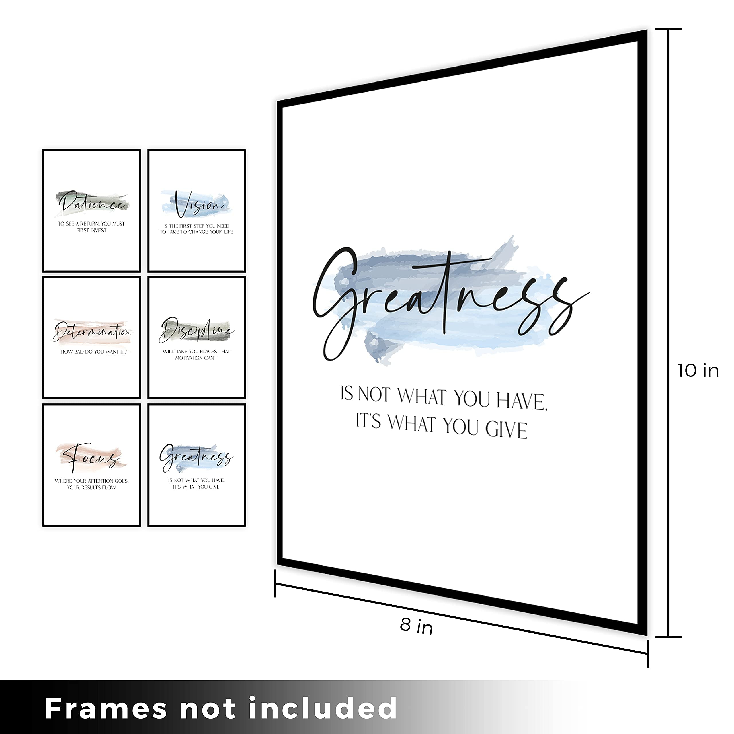 LERMONY Inspirational Wall Art Motivational Wall Art Inspirational Wall