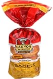 Canyon Bakehouse, Plain Bagels, 14 oz (frozen)