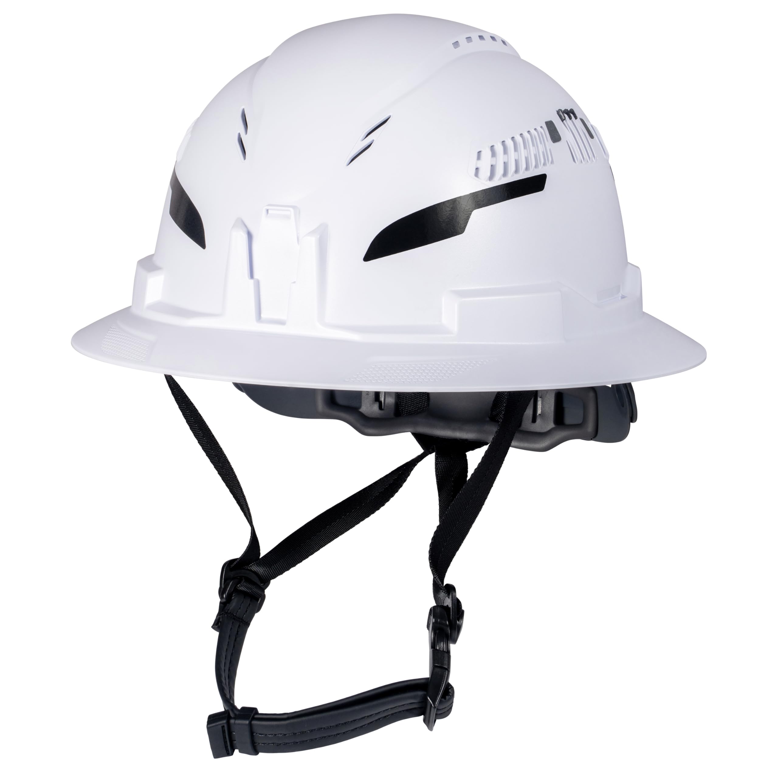 Klein Tools 60401T2 Type 2 Hard Hat Vented Full Brim Class C Hard Hat with Chin Strap 6-Point
