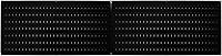 Vista 2 de Wall Control Pegboard Rack Horizontal Metal Pegboard Garage Tool Storage Pack - Two 32-Inch Wide x 16-Inch Tall Easy To Install Peg Boards (Black)