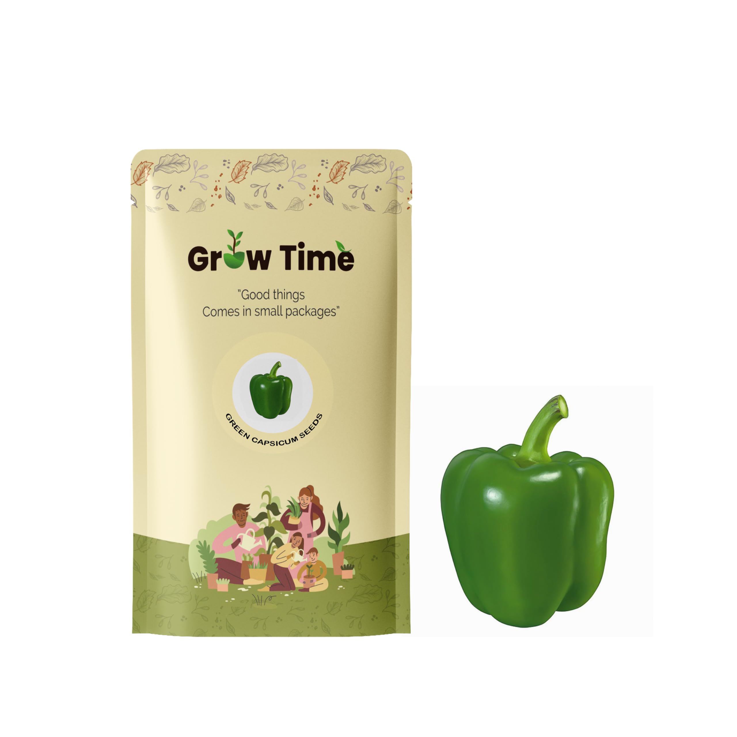 Growtime Green Capsicum Vegetable Seeds, Vegetable Seeds for Home Gardening, Vegetable Planting Seeds for Kitchen, Green Capsicum Seeds (Green, Pack of 1g) (B0CGRPRKSN) Amazon Price History, Amazon Price Tracker