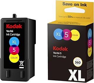 Kodak Verite 5 Replacement Inks (ALT1UA) XL Color Ink Jet Cartridge compatible to V50, V55, V55W Eco, V55 Plus, V60 Eco, V640 Eco, V64 Series, V65 Eco, V65 Plus (Package May Vary)