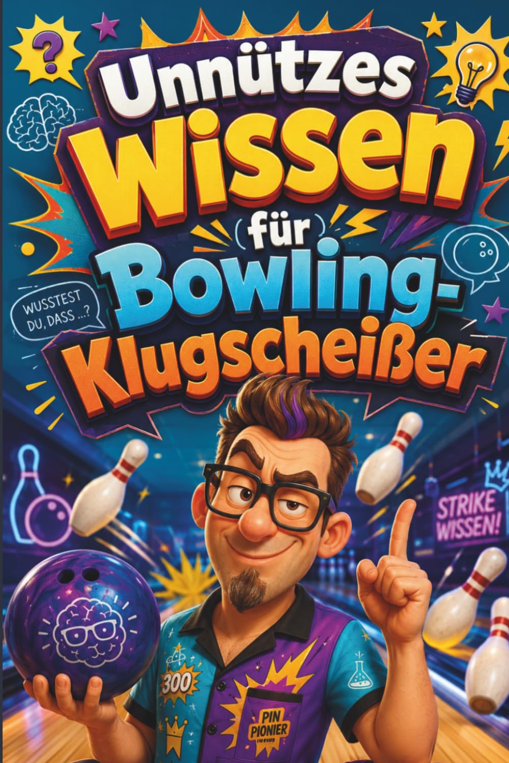 Unnützes Wissen für Bowling-Klugscheißer: Kuriose & witzige Fakten als Geschenk für Bowlingspieler