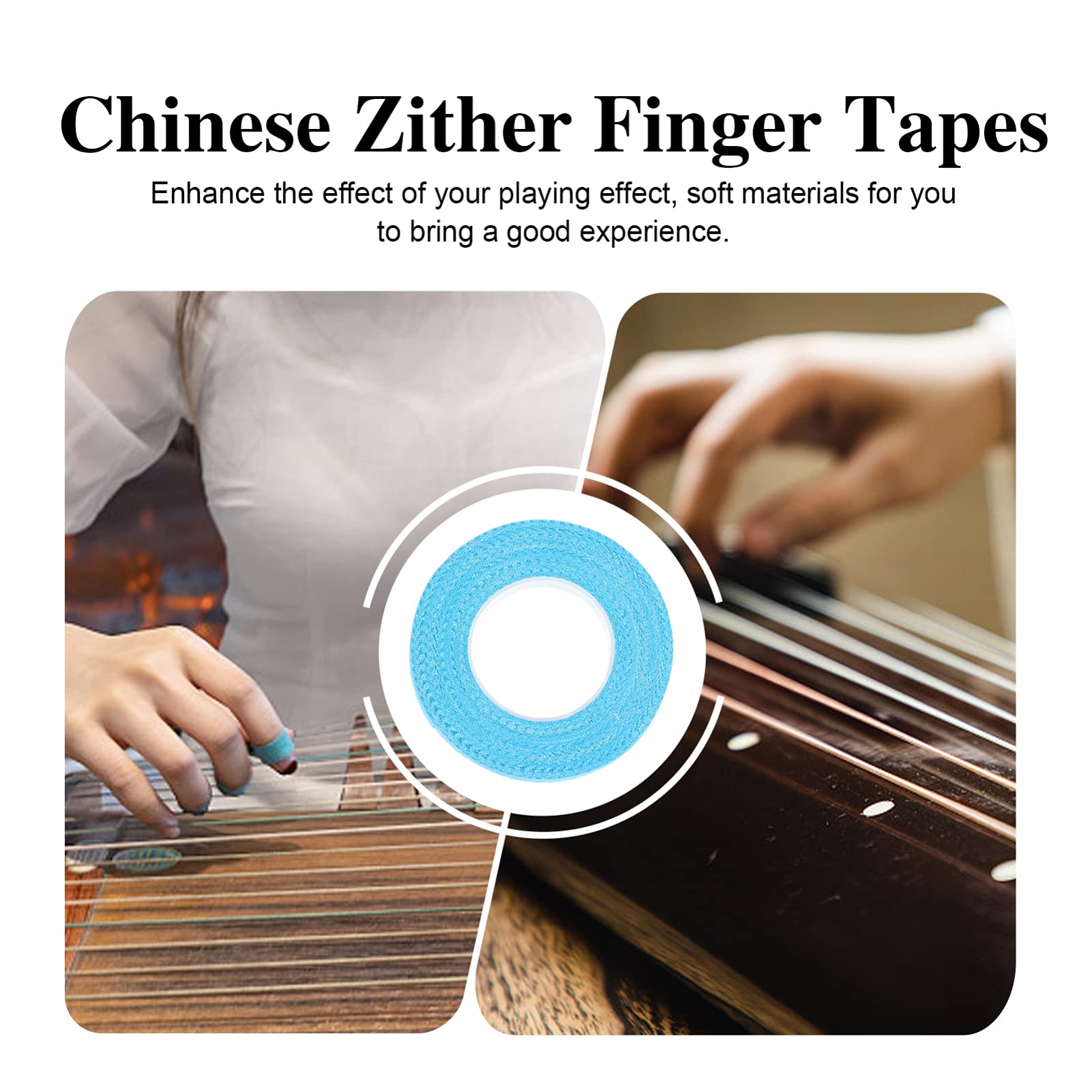 Milisten 10 Rollen 5m Nagel Band Gitarren Für Kinder Fingertape Für Gitarre Guzheng-hand Nagelband Umwickelt Wickelband Mit Blumenstiel -tape Gewidmet Instrument Pflanzlicher Gummi