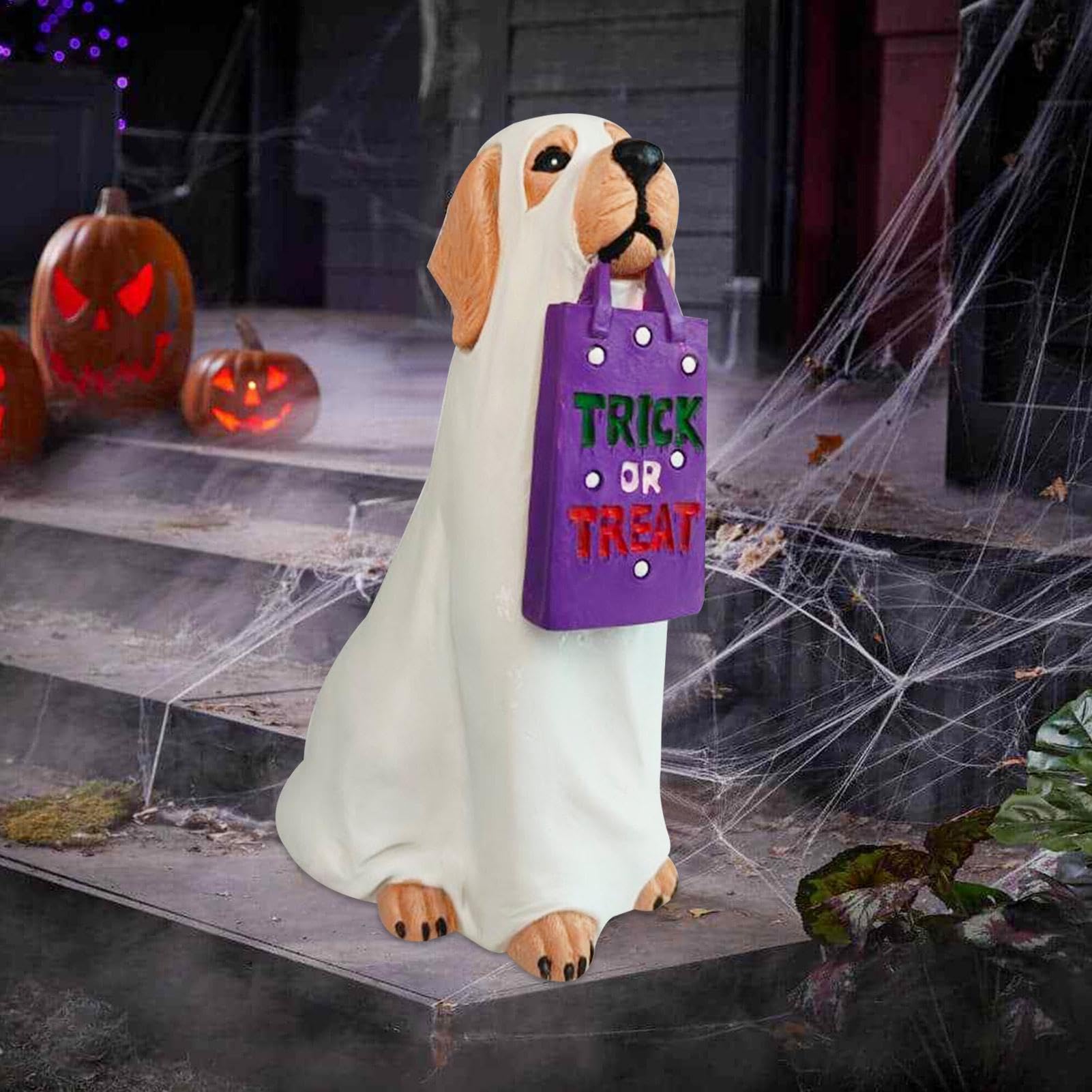 YOVOYOA Halloween Gartenflagge – Golden Retriever Mit Hexenhut, 71,1 X 101,6 Cm, Doppelseitig | Wetterfeste Outdoor-Flagge Für Garten, Terrasse & Veranda