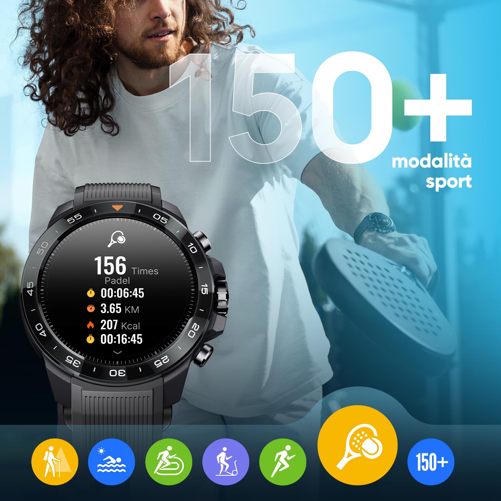Mibro GS Explorer S GPS militare Smartwatch con Bi-Band GNSS,10 ATM Impermeabile per Subacquea, Autonomia 20 Giorni e Chiamate Bluetooth,1,32"AMOLED Perfetto per Avventura,Corsa,Ciclismo e Trekking