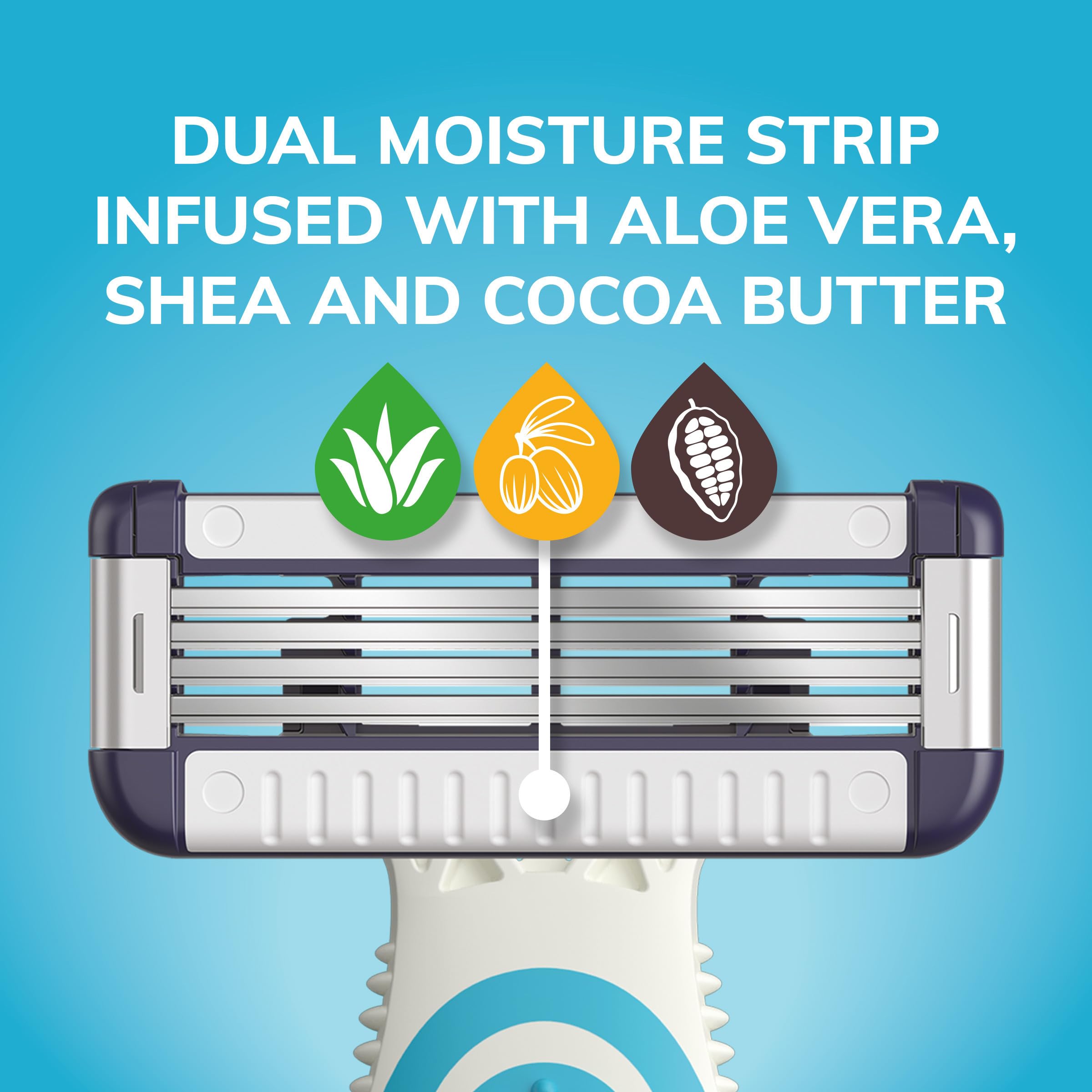 BIC EasyRinse Sensitive Anti-Clogging Men's Disposable Razors