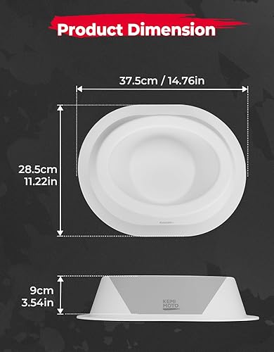 Vista 2 de KEMIMOTO Pares de cápsulas de altavoces de 6x9, cajas universales de recintos de altavoces compatibles con UTV, RV, automóvil, barco, maletero