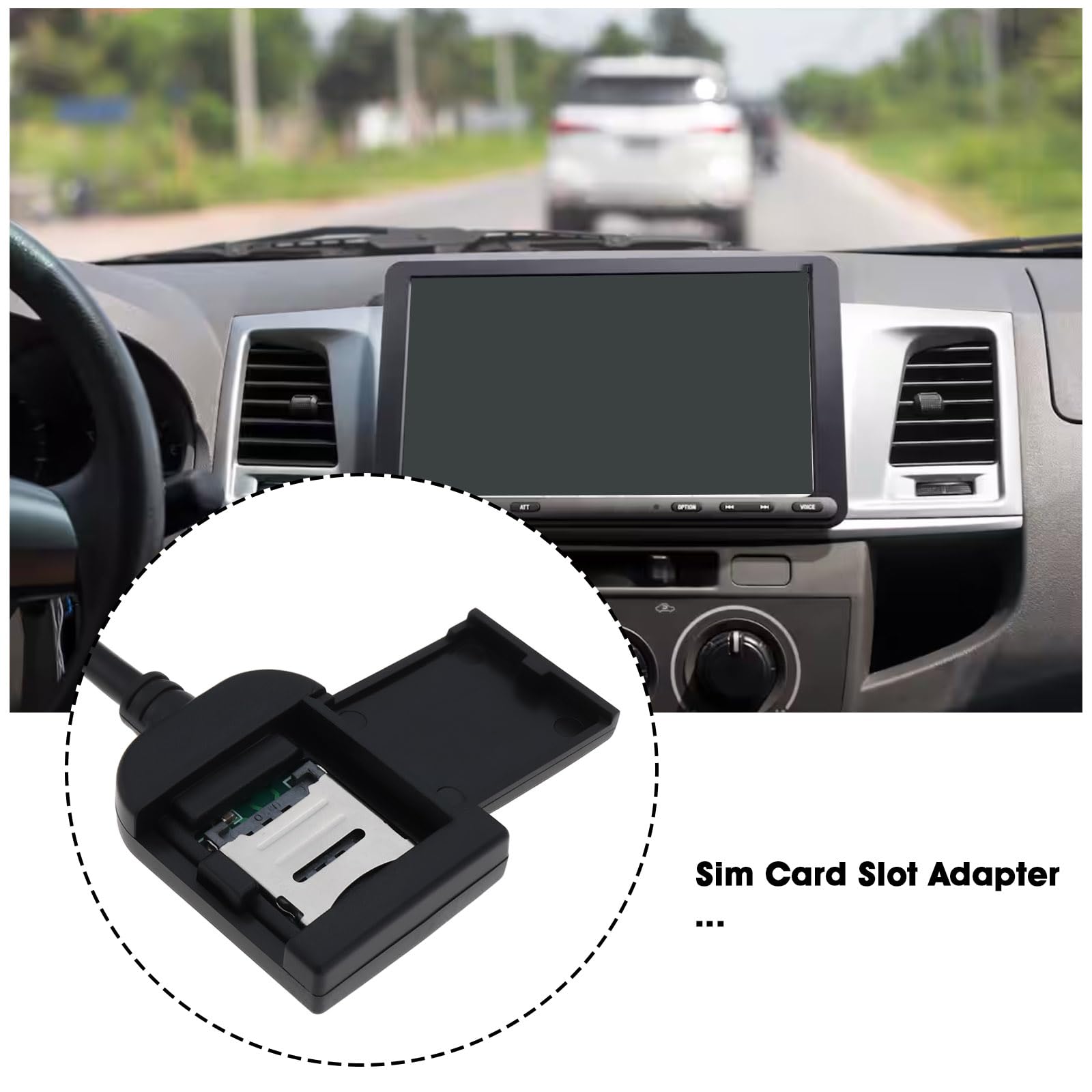 Adapter gniazda karty SIM 20-pinowy kabel kompatybilny z Android Multimedia GPS 4G