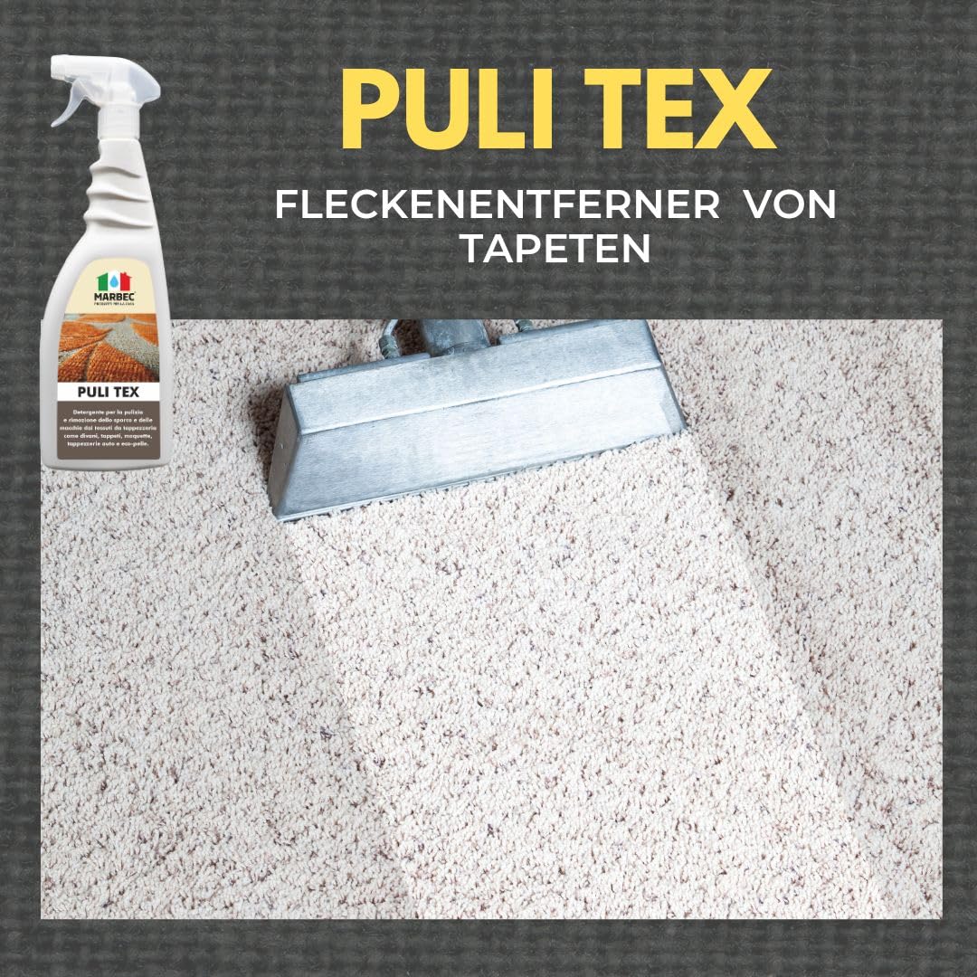 MARBEC PULI TEX 750MLX6STCK Waschender Reiniger für Polster, Sofas und Teppiche