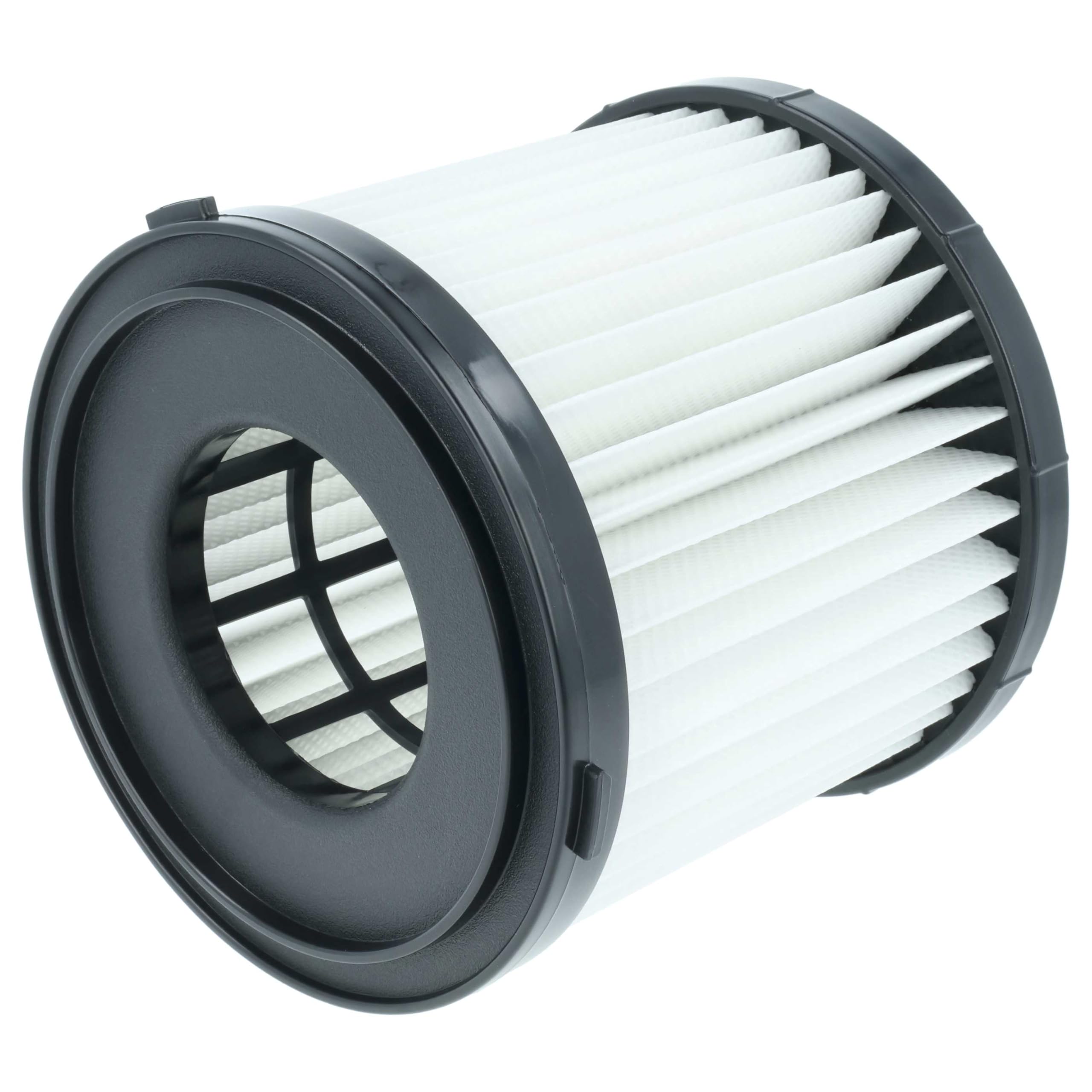 vhbw 4 x filtr fałdowany zamiennik do Ryobi A32RF08, A32VC05 do odkurzacza - filtr nabojowy czarno-biały