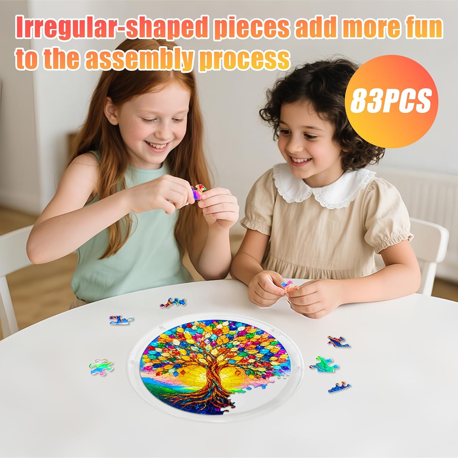 Acrylic Jigsaw Puzzle Suncatcher, Tree of Life Sun Catcher Puzzle