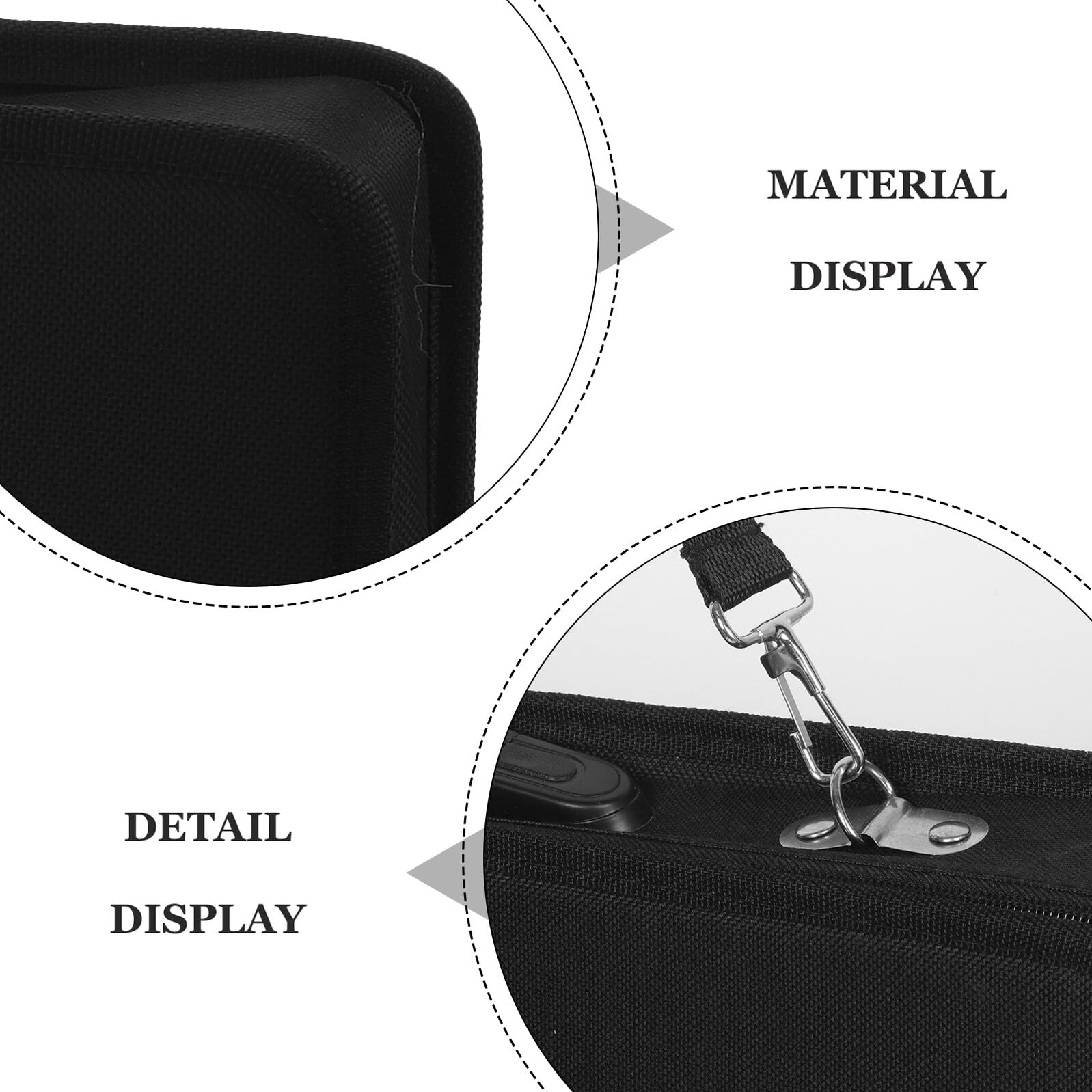 Custodia da Viaggio per Melodica 32 Tasti, Borsa Rigida con Maniglia, Organizer per Tastiera Melodica Soprano, Protezione Antiurto per Studenti e Musicisti