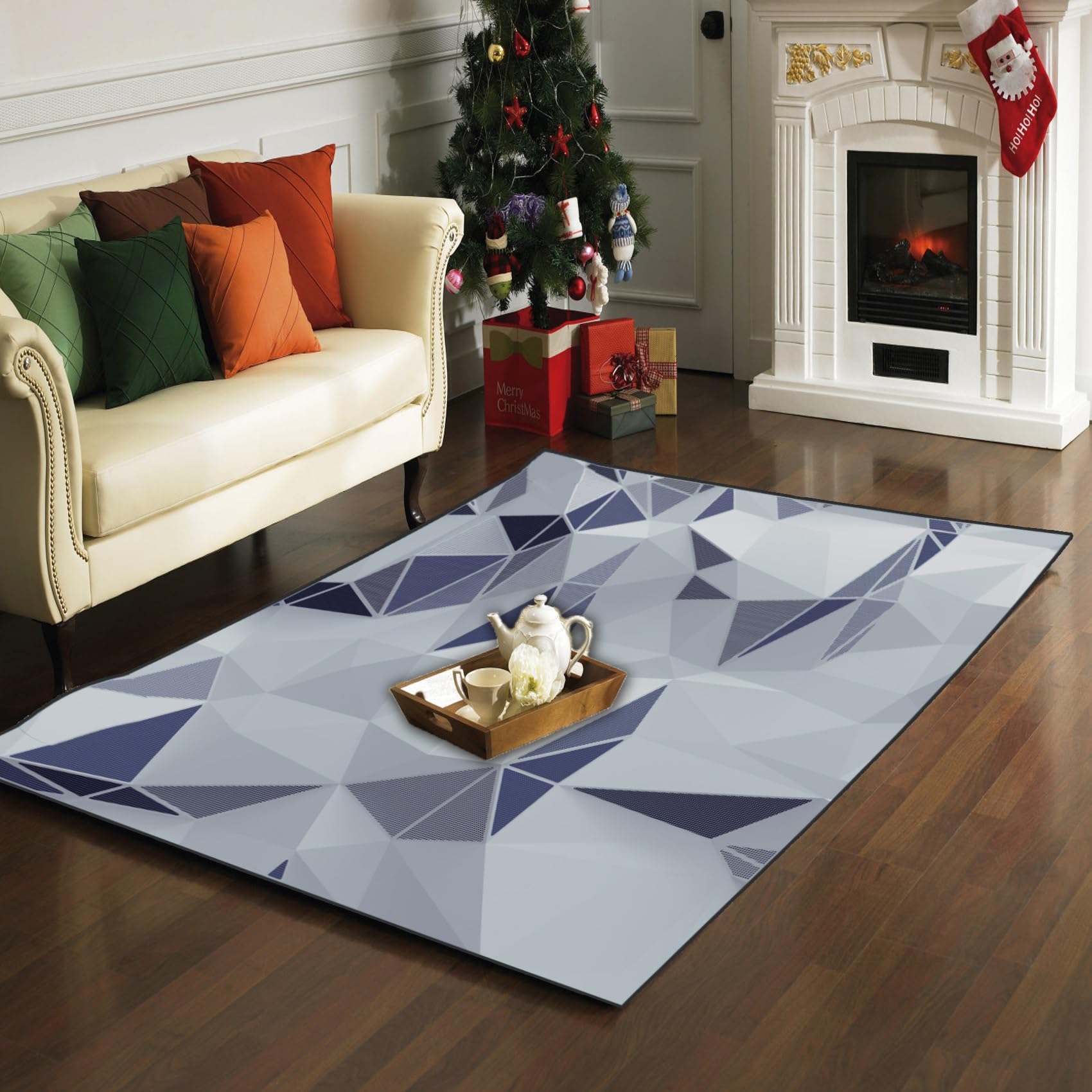 Alfombra de pasillo impermeable y resistente al aceite con base de goma acolchada