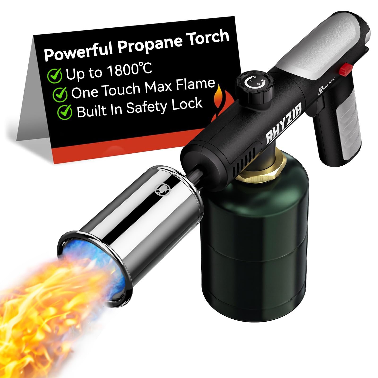 chalumeau cuisson propane steak et