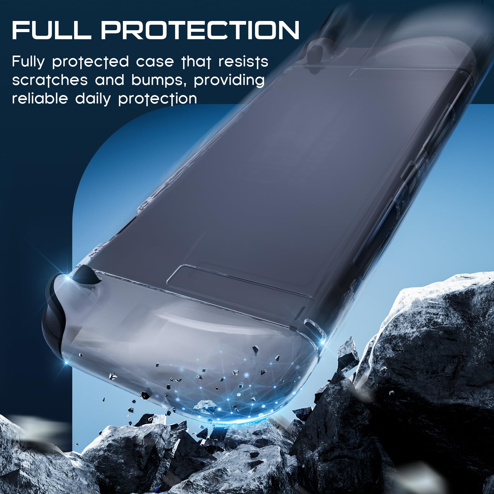HEYSTOP [120 Pezzi] Cover per Nintendo Switch 2 Custodia Protettiva Trasparente per PC per Nintendo Switch 2 con Protezione per Lo Schermo Switch 2 e Copri-Pollici per Accessorio Console Switch 2