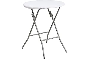 Flash Furniture Elon 2' Round Plastic Folding Card Table