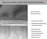 Vista 6 de Ameritex Funda de sofá biplaza, protector de muebles acolchado resistente al agua con parte trasera antideslizante para perros, niños y mascotas