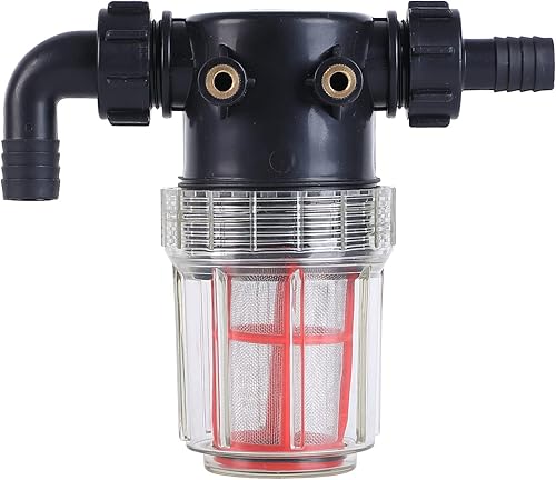 Miniatura 2 de 3/4''1/2''filtro de púas de manguera, accesorios de filtro de sedimentación para agua de entrada de lavadora a presión (acero inoxidable 304, con