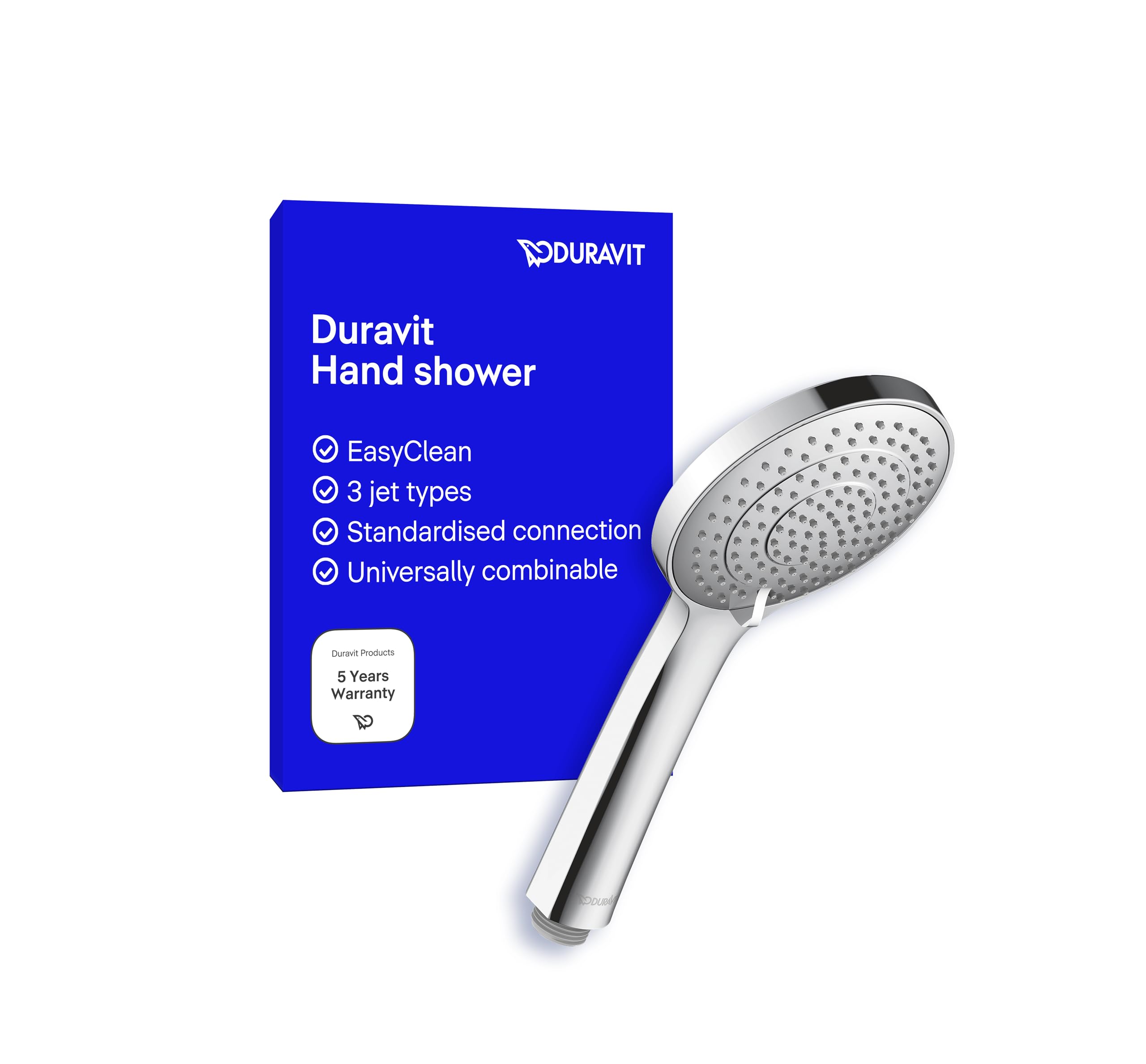 Duravit UV0650016010 Universal Shower Head, Chrome
