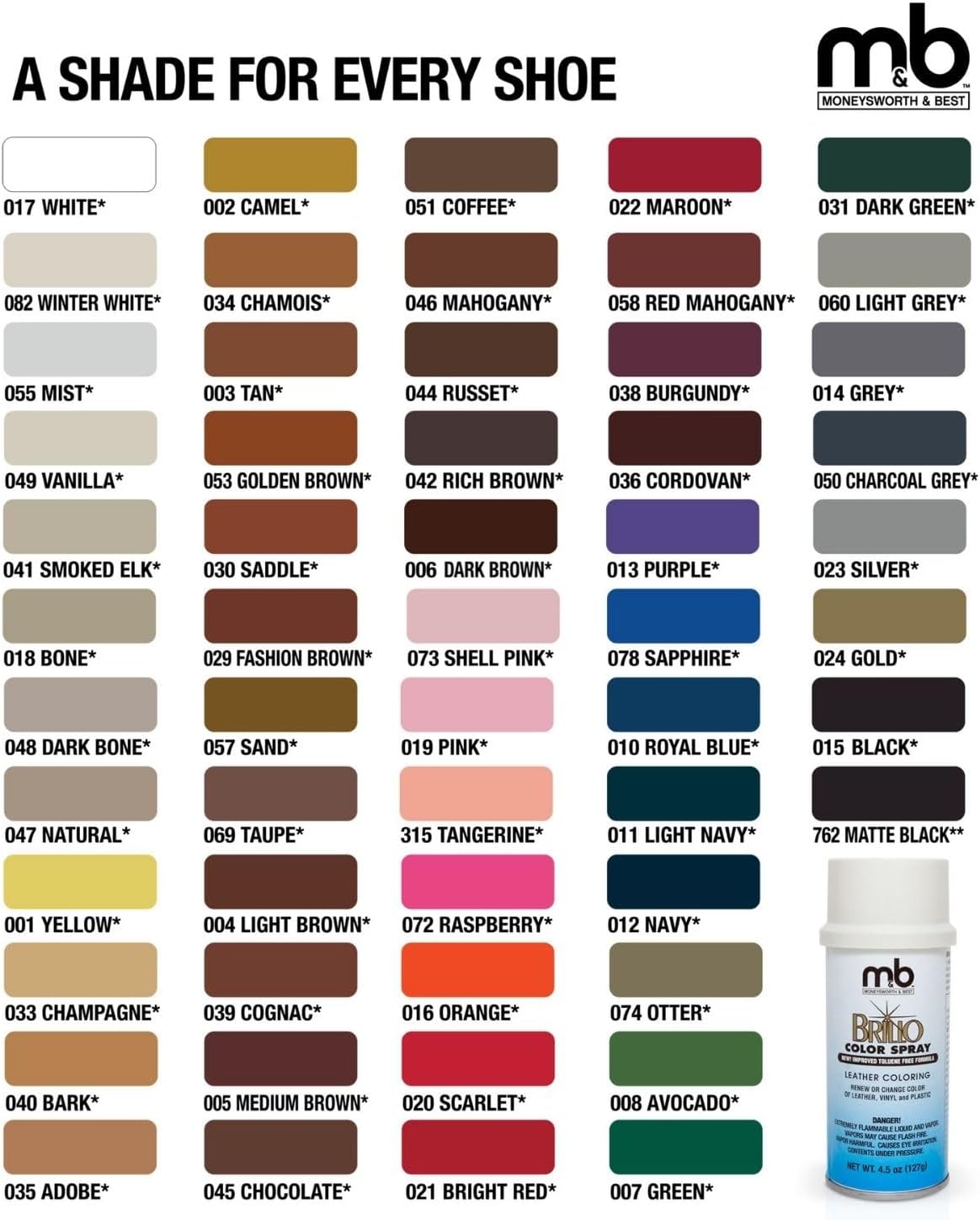 Moneysworth & Best Brillo Color Spray